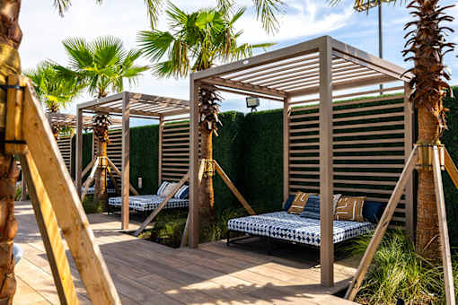 Open Air Cabanas at The Station at San Marco, Florida