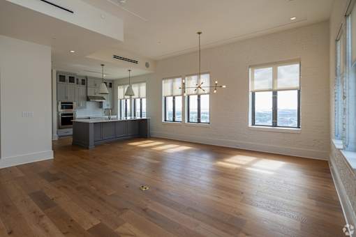 The Penthouse open living area