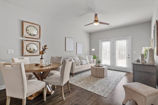 Spacious Living Room at Spinning Mill Lofts, Clayton, NC 27520