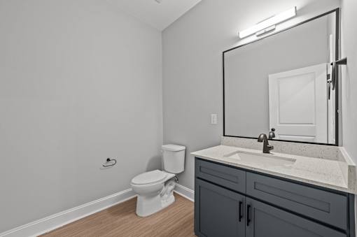 First Floor Powder Room at Regency Townes, Winterville North Carolina  