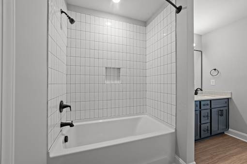 Bathroom With Bathtub at Regency Townes, Winterville  