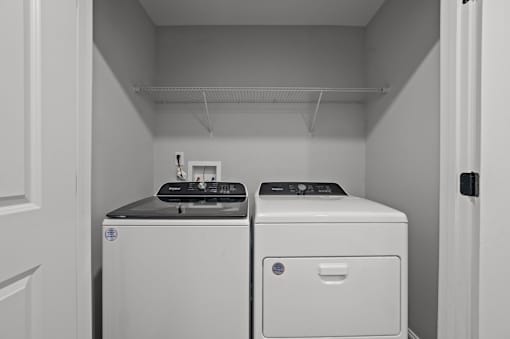 Laundry Closet at Regency Townes, Winterville, NC  