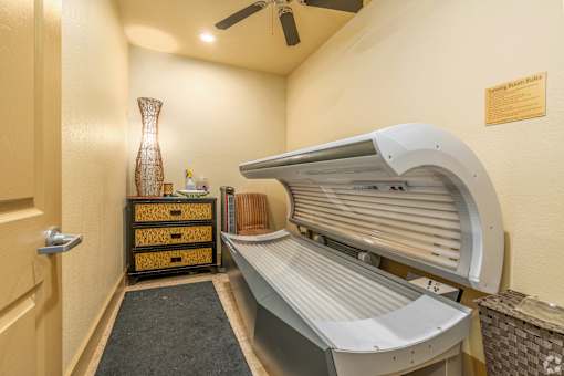 a tanning bed