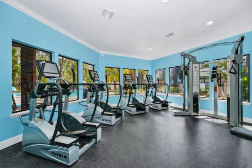 Fitness Center at Timberlake Apartments