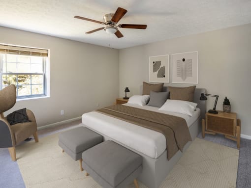 Spacious Bedrooms