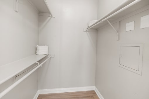 Walk-in Closet with Shelving