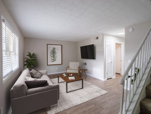 Living Room at Dunwoody Glen