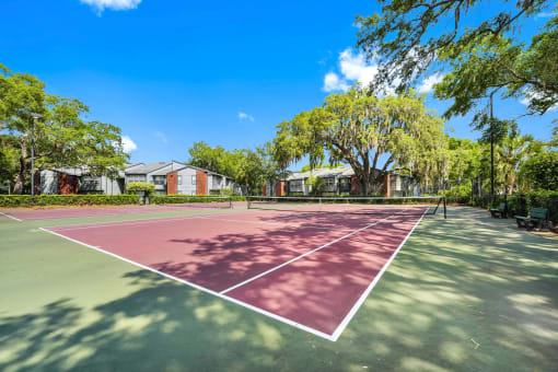 Tennis court at Timberlake
