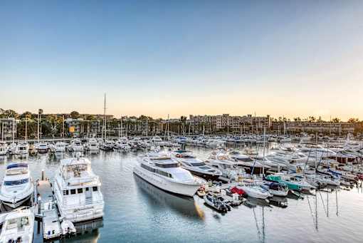 A marina filled with lots of boats.
