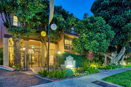 the building in which the hotel is located  at Casa Granada, Los Angeles, CA, 90049