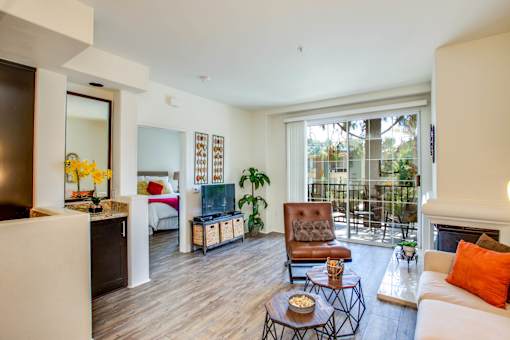 Living room  at L'Estancia, California, 91604