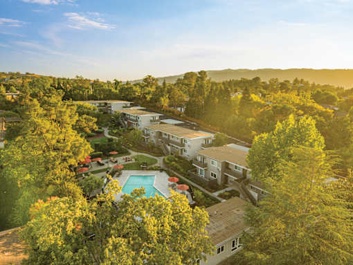 Aerial view  at Pleasanton Heights, Pleasanton, CA, 94566