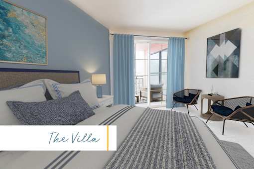A bedroom with a bed, a chair, and a painting on the wall at Marina Harbor, California, 90292