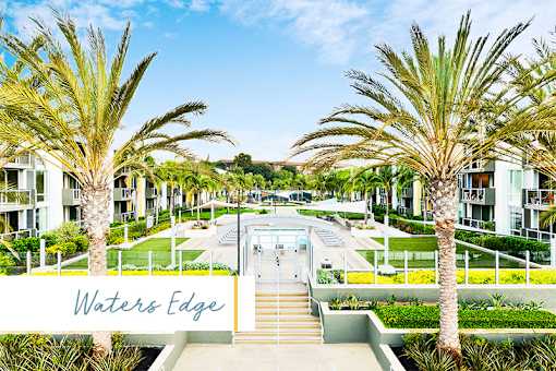 The entrance to Waters Edge at Marina Harbor  at Marina Harbor, Marina del Rey, 90292