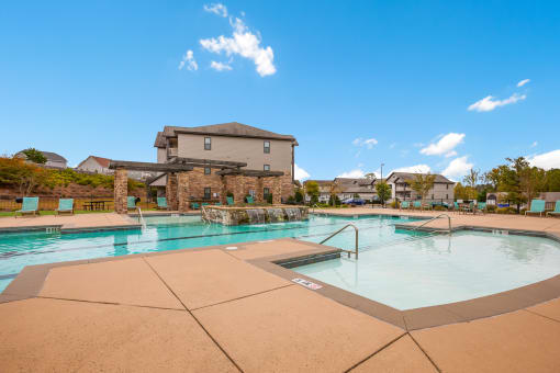 Swimming Pool at Patriot Park Apartment Homes in Fayetteville, NC,28311