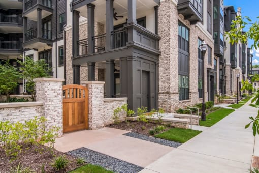 Courtyard Entrance at The Alastair at Aria Village Apartment Homes in Sandy Springs, Georgia, GA