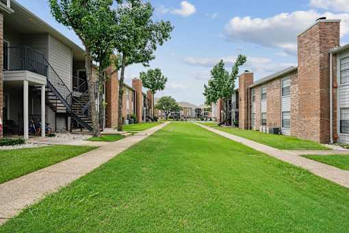 Apartment Exteriors  at Brookstone & Terrace in Irving, TX