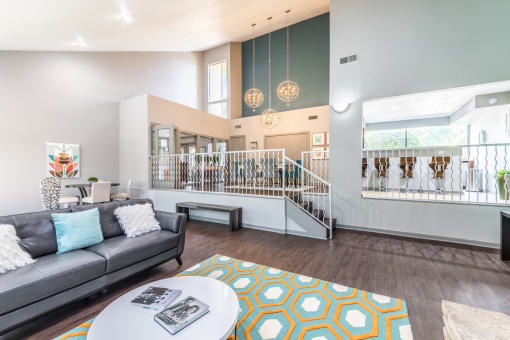 clubhouse with modern furnitures at Westdale Pointe in Austin, TX