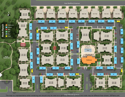 Rock Ranch Site Map