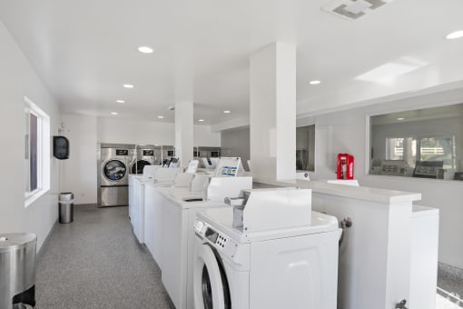 2420 Laundry Facility on site , shows washers and dryers