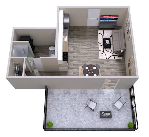 ST03_FloorPlan at ONE18 West Street Residential Apartments, Reno, NV 89501