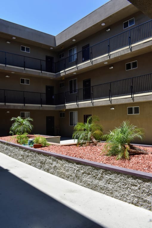 courtyard view