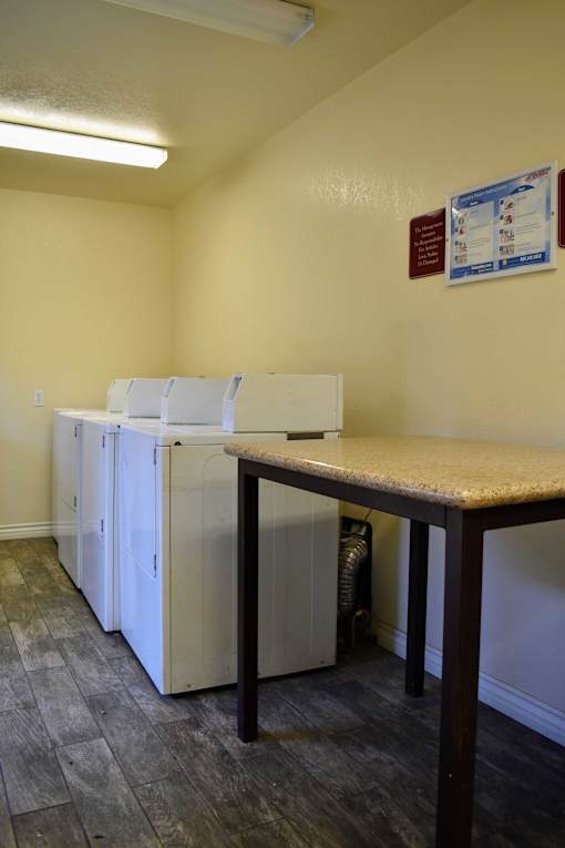 community laundry room