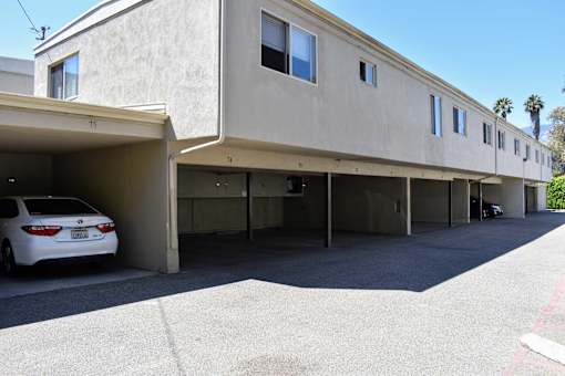 covered parking spaces