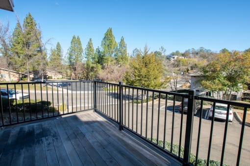 View from private balcony