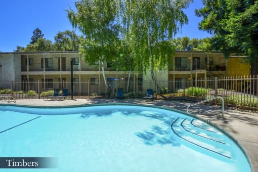 our apartments have a large pool for residents to enjoy