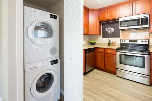 in unit washer and dryer