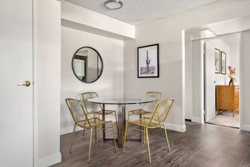 Elegant Dining Space at Denim Scottsdale, Arizona