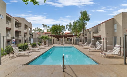 our apartments have a swimming pool at our apartments at Glen Brae, Glendale
