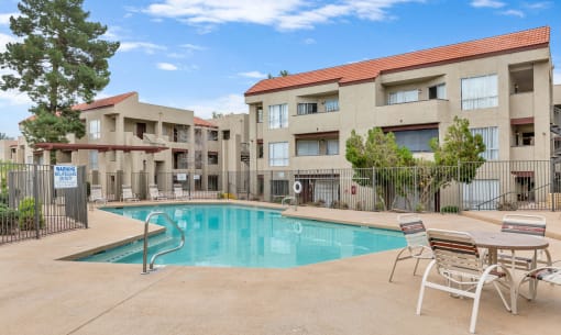 the swimming pool at our apartmentsat Glen Brae, Glendale, AZ, 85301