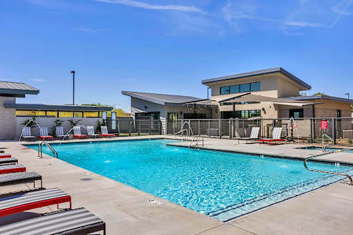 Refreshing and Relaxing Pool at The Premiere at Dana Park, Mesa, AZ