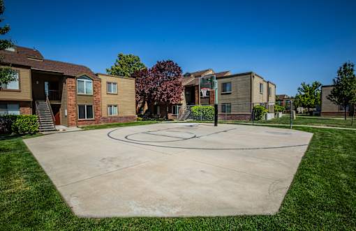 Basketball Court at Salt Lake City Apartment Complex