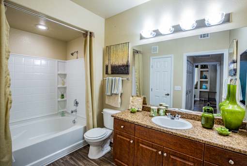 Bathroom with Roman Tub at Las Vegas Apartments for Rent near me