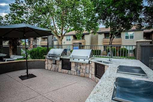Outdoor Barbeques at River Walk Apartments