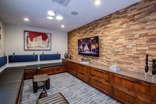 Top rated apartments Santa Fe with media room