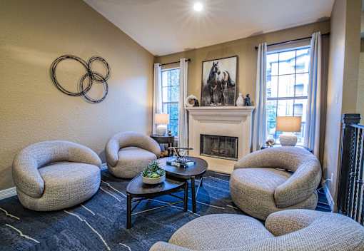 Resident Clubhouse Lounge at Dallas Apartments Near Me 75254