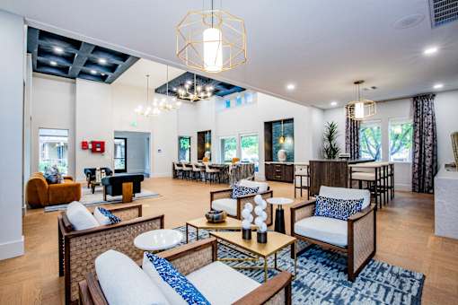 Clubhouse Lounge at Apartments for Rent in Thornton on Washington St