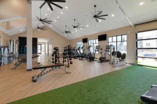 Large Gym at Upland Flats Apartments 80922