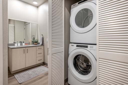 Laundry with Washer and Dryer at Apartments for Rent in Vancouver WA