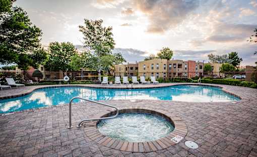 Cozy Hot Tub Spa at Rancho Carrera Apartments for Rent