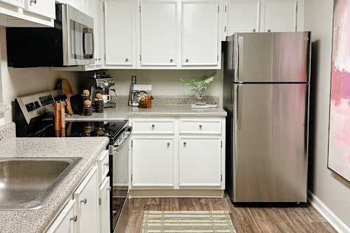 Kitchen with Beautiful European-Style Cabinetry
