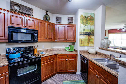 Gourmet Kitchen with Appliances at Apartments for Rent in North Las Vegas NV