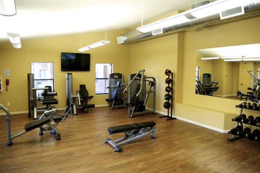Fully Equipped Gym at Apartments Albuquerque 87111