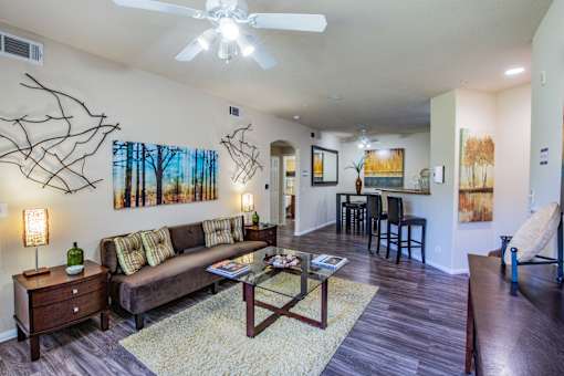 Spacious Living Room at North Las Vegas Apartments