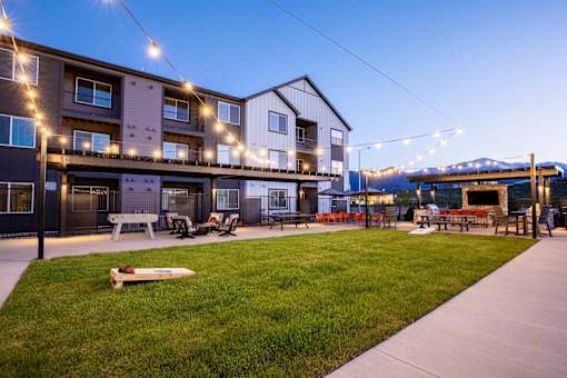 Outdoor Patio with Games in Colorado Springs