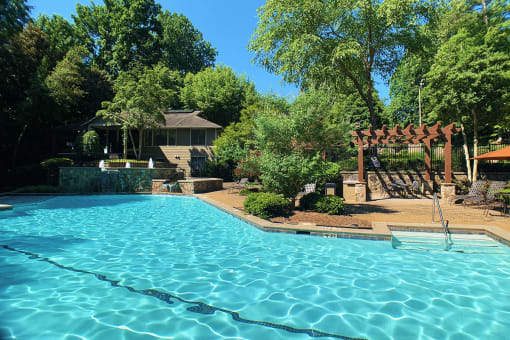 Resort-Inspired Swimming Pool at Luxury Apartments in Norcross GA